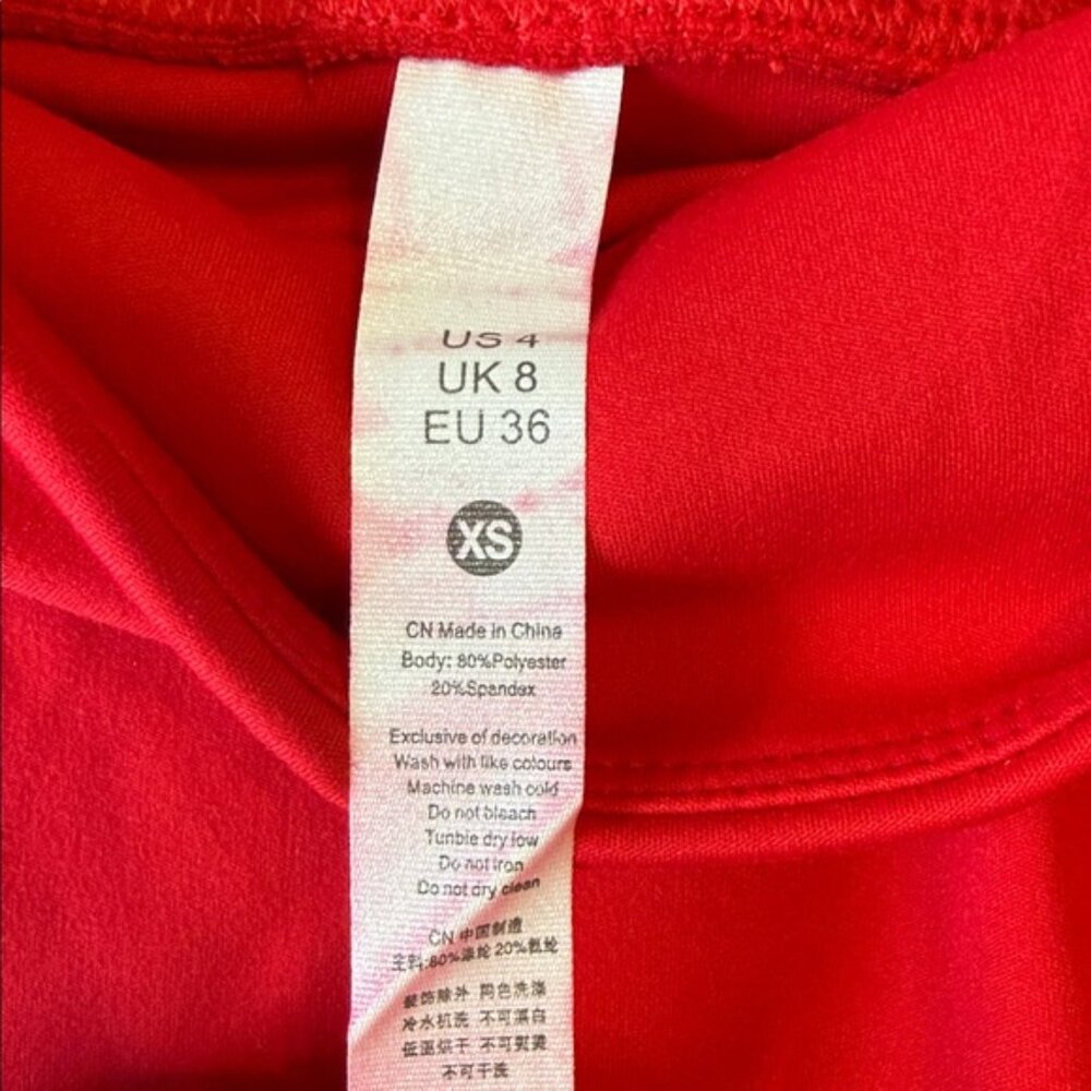 NWT Red Athletic Skort - Picture 2 of 5